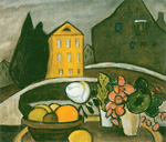 Stilleben am Fenster, 1953,
Öl auf Leinwand Stilleben am Fenster